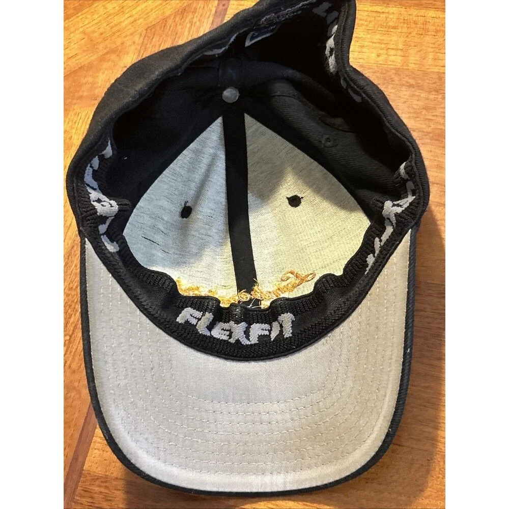 Lamborghini Las Vegas Cap Hat Flex Fit Yupoong Black S/M